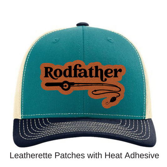 Rodfather Leatherette Patch with Heat Adhesive